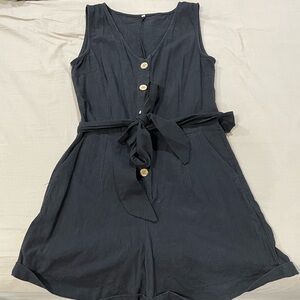 Small Black Boutique Romper